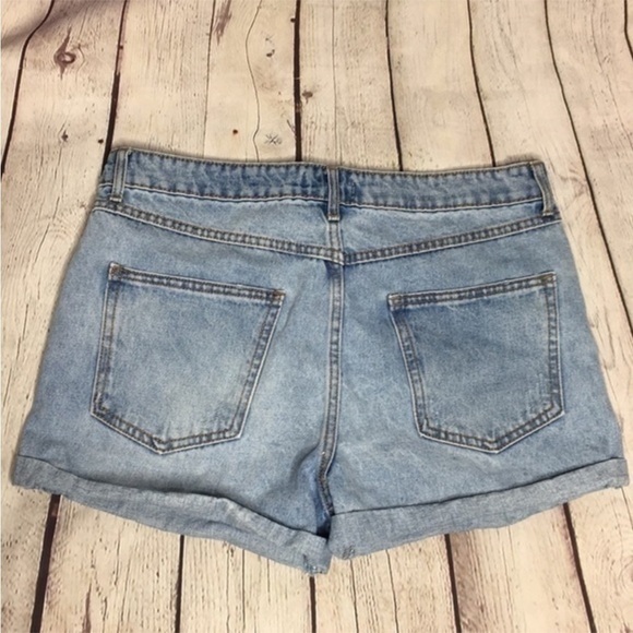 Forever 21 distressed high waist denim shorts - Picture 7 of 7